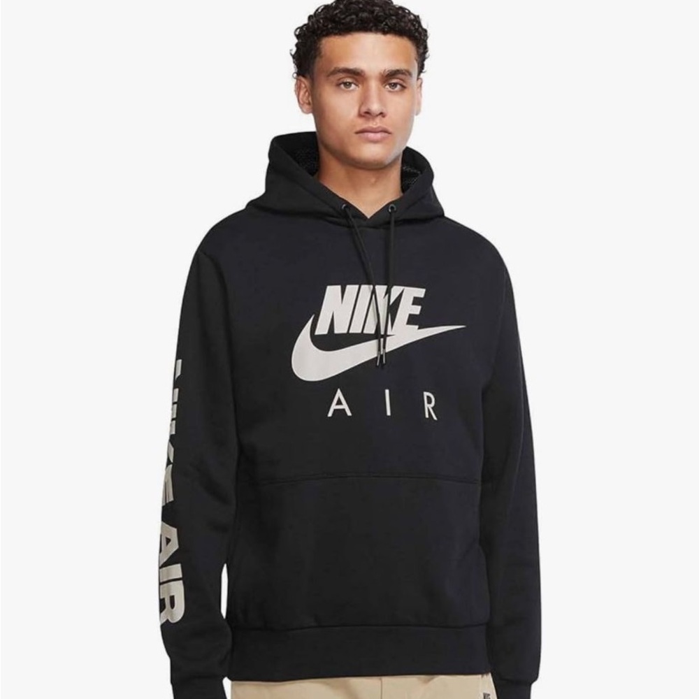 Nike Black Sweatshirt Hoodie Classic Athletic Wear
